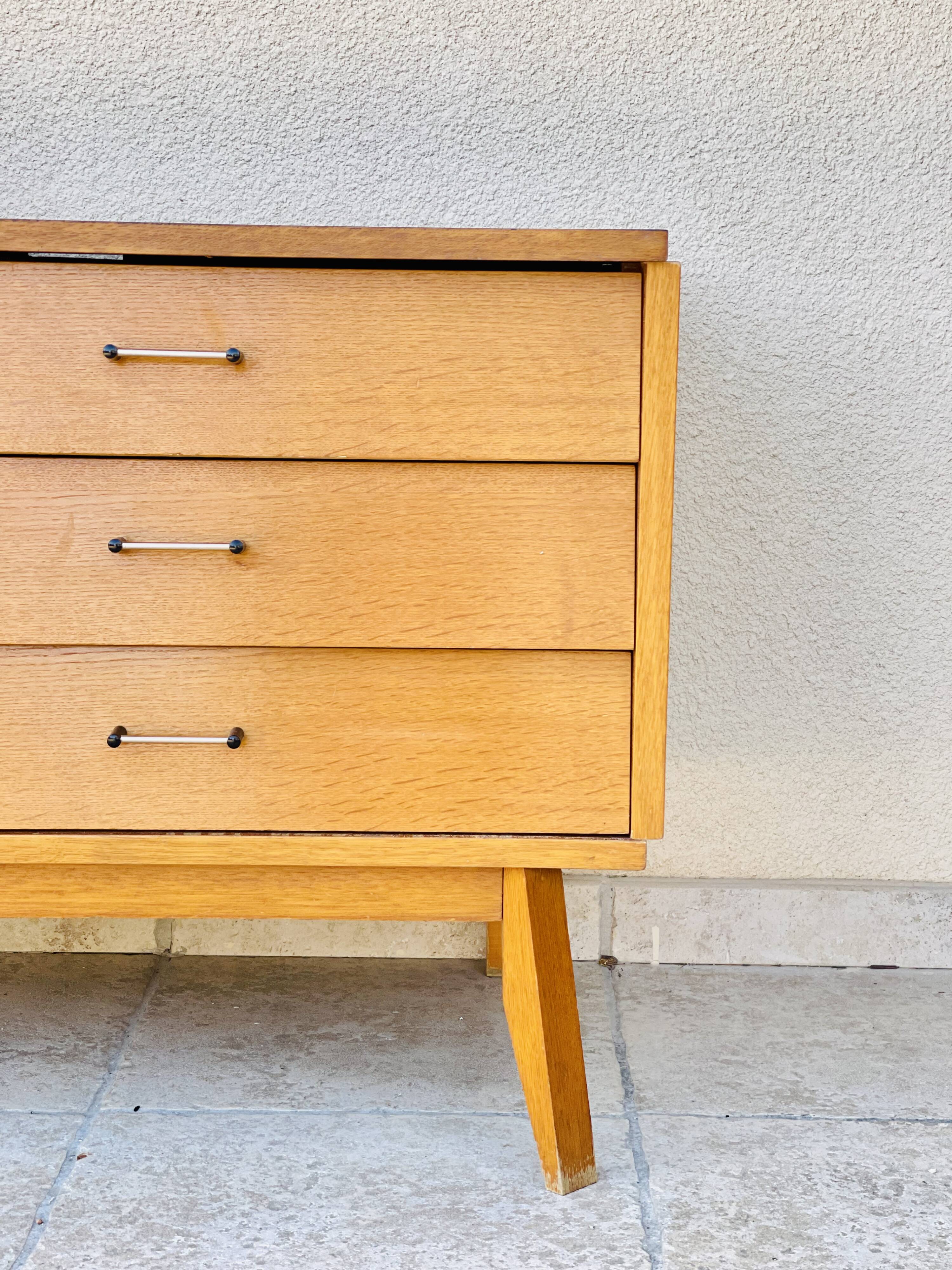 Vintage oak row 1960