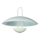 Vintage 1990s White Pendant Lamp with Glass Top Shade. Italy