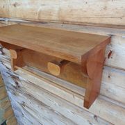 Vintage Scandinavian wall coat rack