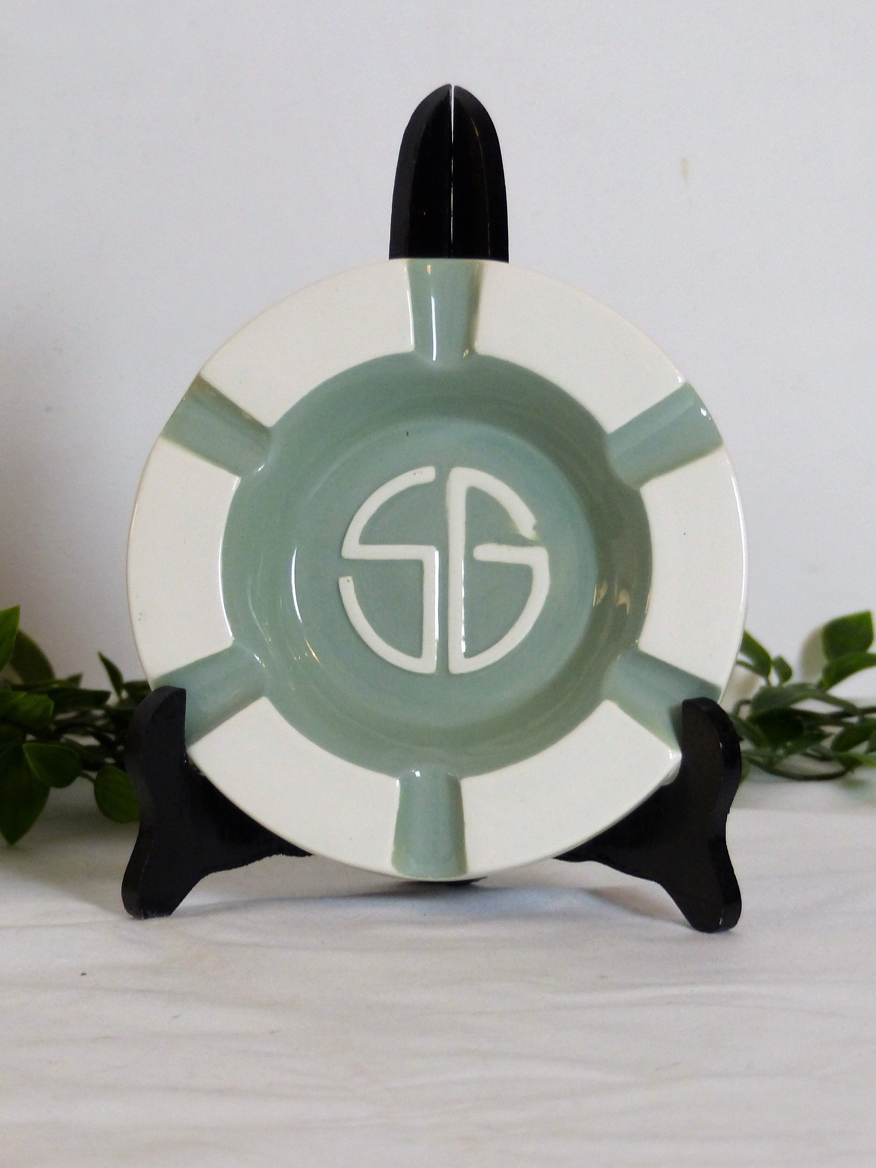 Ashtray Digoin Sarreguemines