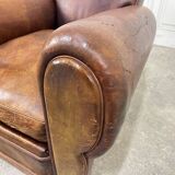 1950 leather club armchair