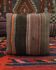 Striped Wool Kilim Cushion Cover Brown Purple Pillow Case- 39x39cm