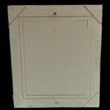 Old mirror with closed face