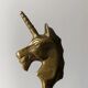 Chausse-pied cheval laiton ancien