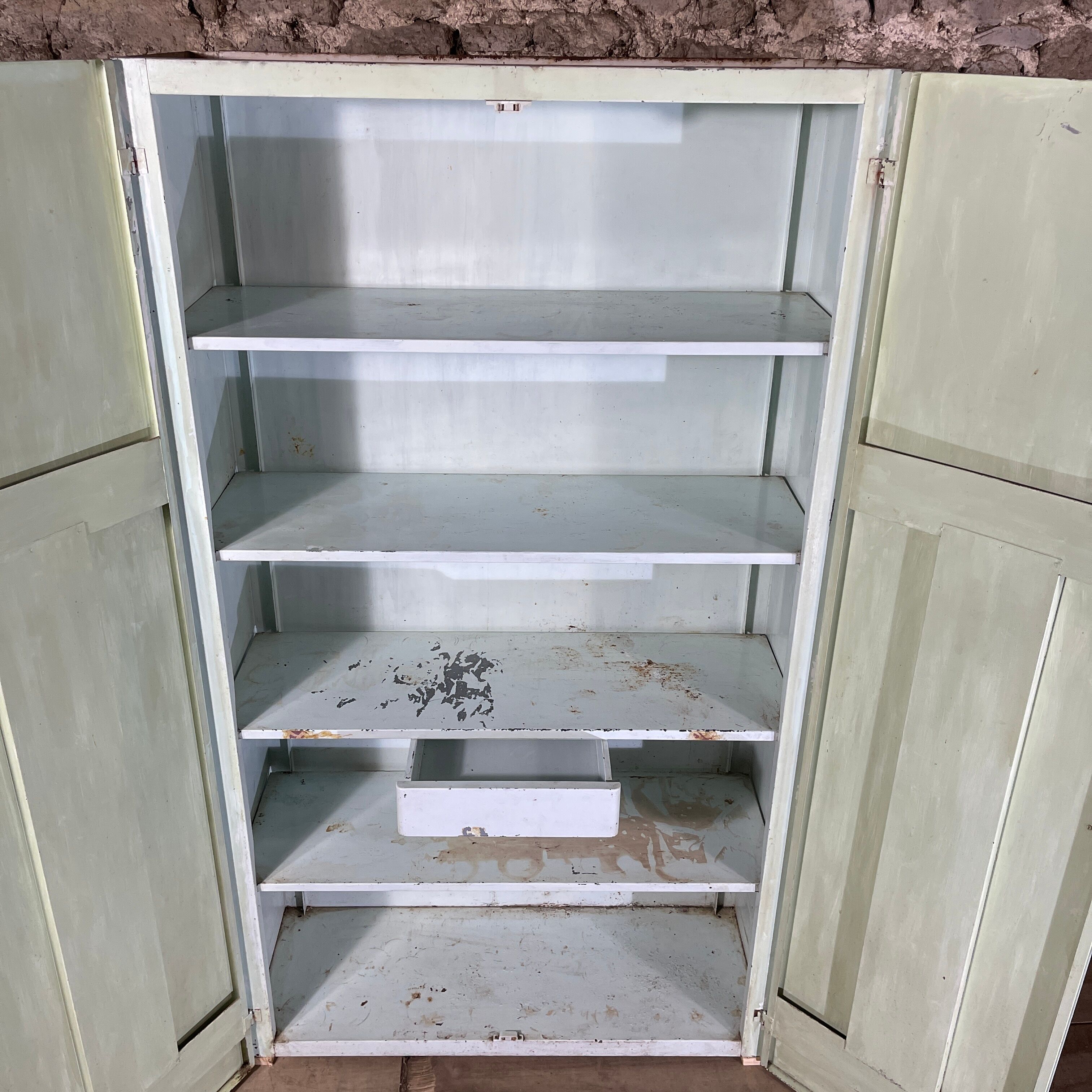 Metal kitchen cabinet