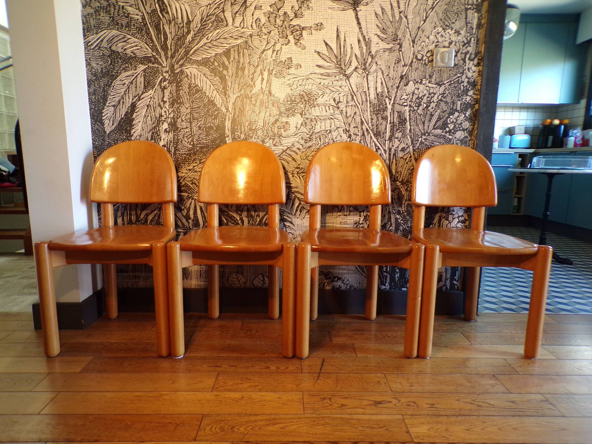 Set 4 chaises Rainer Daumiller pour Hirtshals Savvaerk