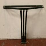 Art Deco console in wrought iron hammered XX century