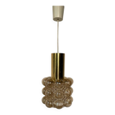 Vintage pendant chandelier by Helena Tynell for Glashütte Limburg bub