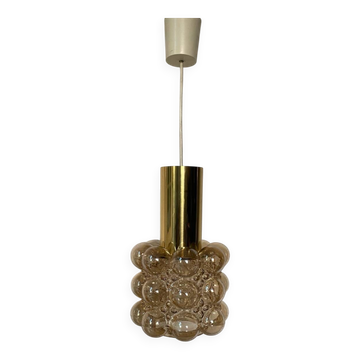 Vintage pendant chandelier by Helena Tynell for Glashütte Limburg bub