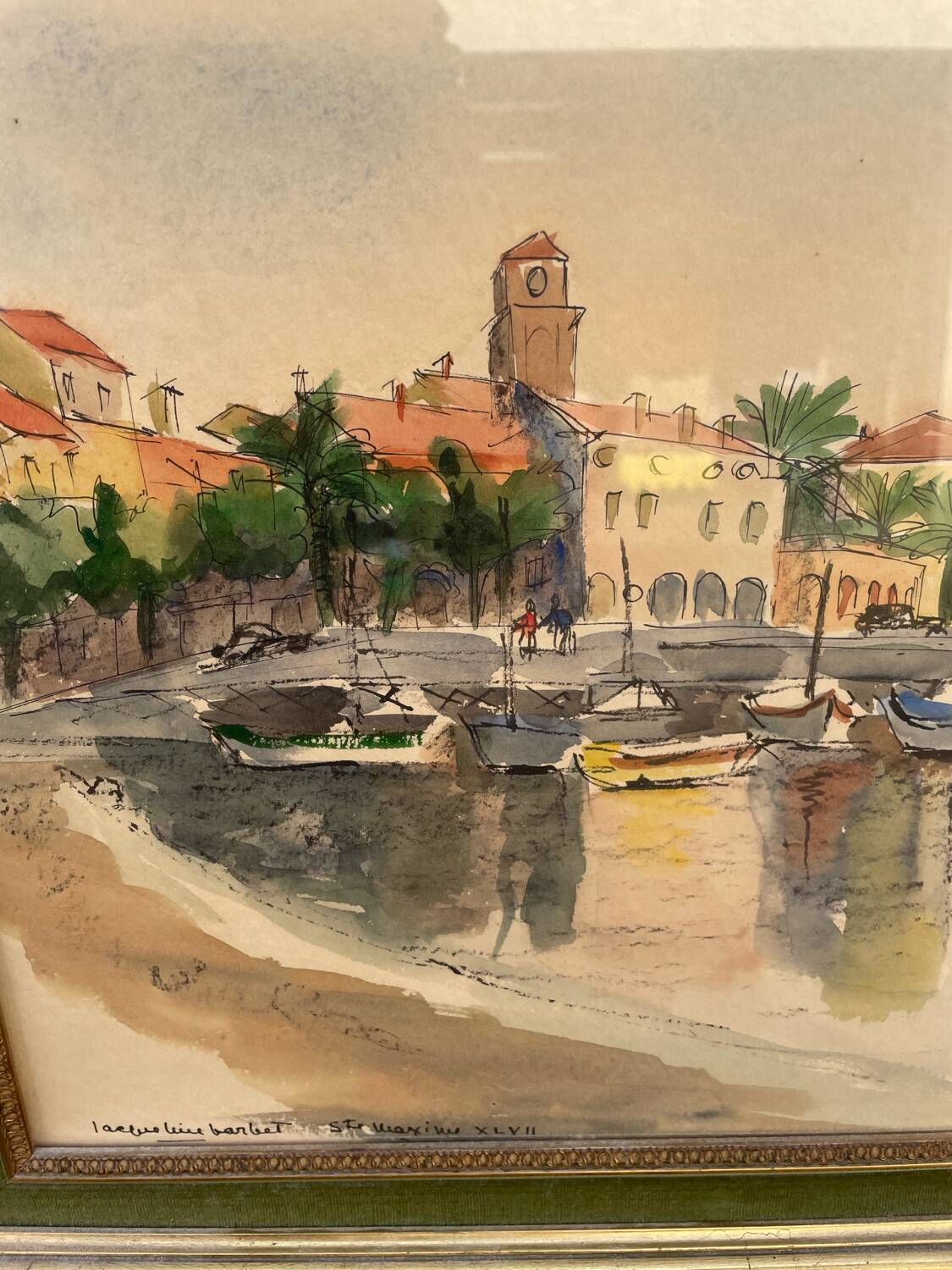 watercolour from the 1930s by Jacqueline Barbet