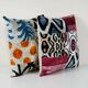 Set of 2 vintage ikat cushion covers 48x48 cm