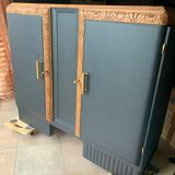 Luberon's "black blue" art deco buffet