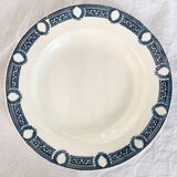 Semi-deep plates Terre de Fer Salin decor Saïda