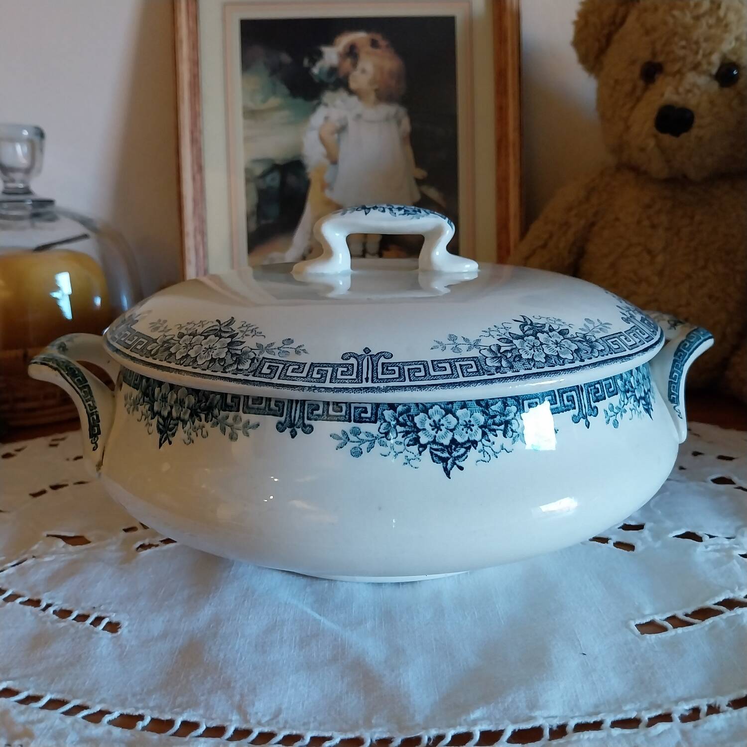 St Amand iron earth vegetable dish Lucy model