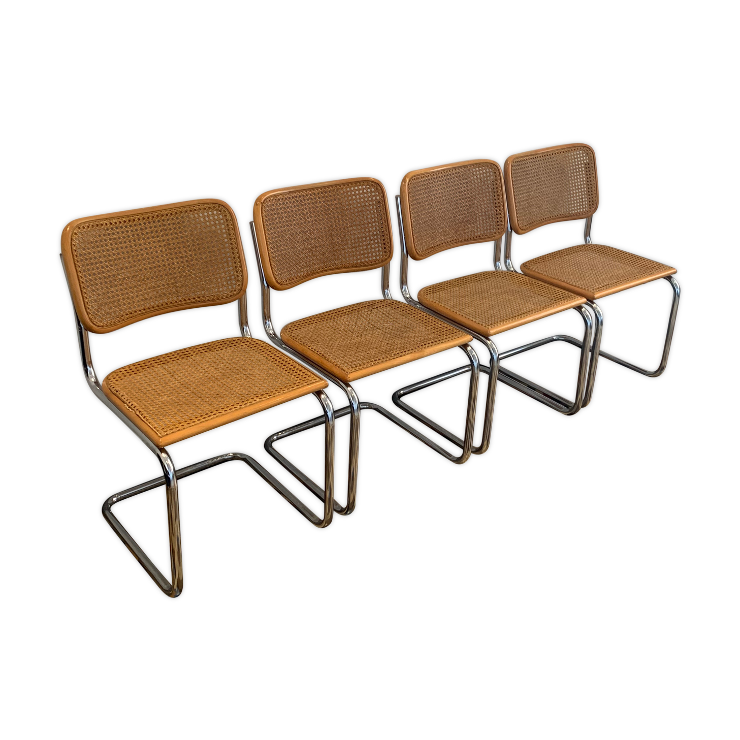 Cesca chairs by Marcel Breuer