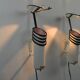 A pair of white “Skarabé” wall lamps by Stig Ahlström and Clas Kock for Ateljé Lyktan, Sweden, 1980s