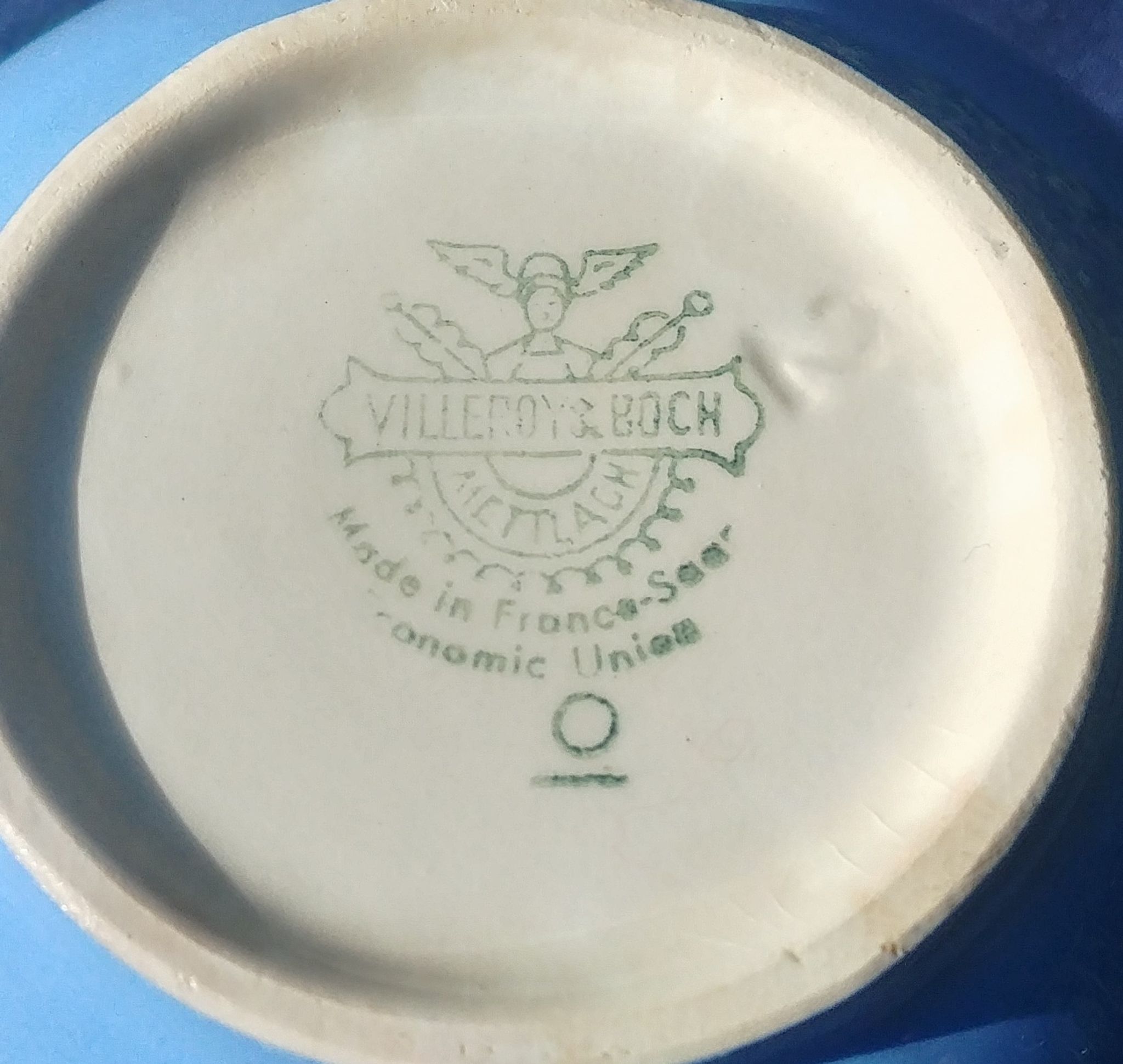Sweeten Villeroy & Boch Mettlach Vintage soft blue color 50s/60s