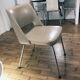 Vintage Armchair • Chrome • Beige Leatherette • 1970