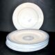 Flat plates Alhambra earthenware of Clairefontaine J.S & G "Terre de fer" 22.5cm