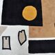 Vintage Handwoven Rug with Abstract Design, 1980s
