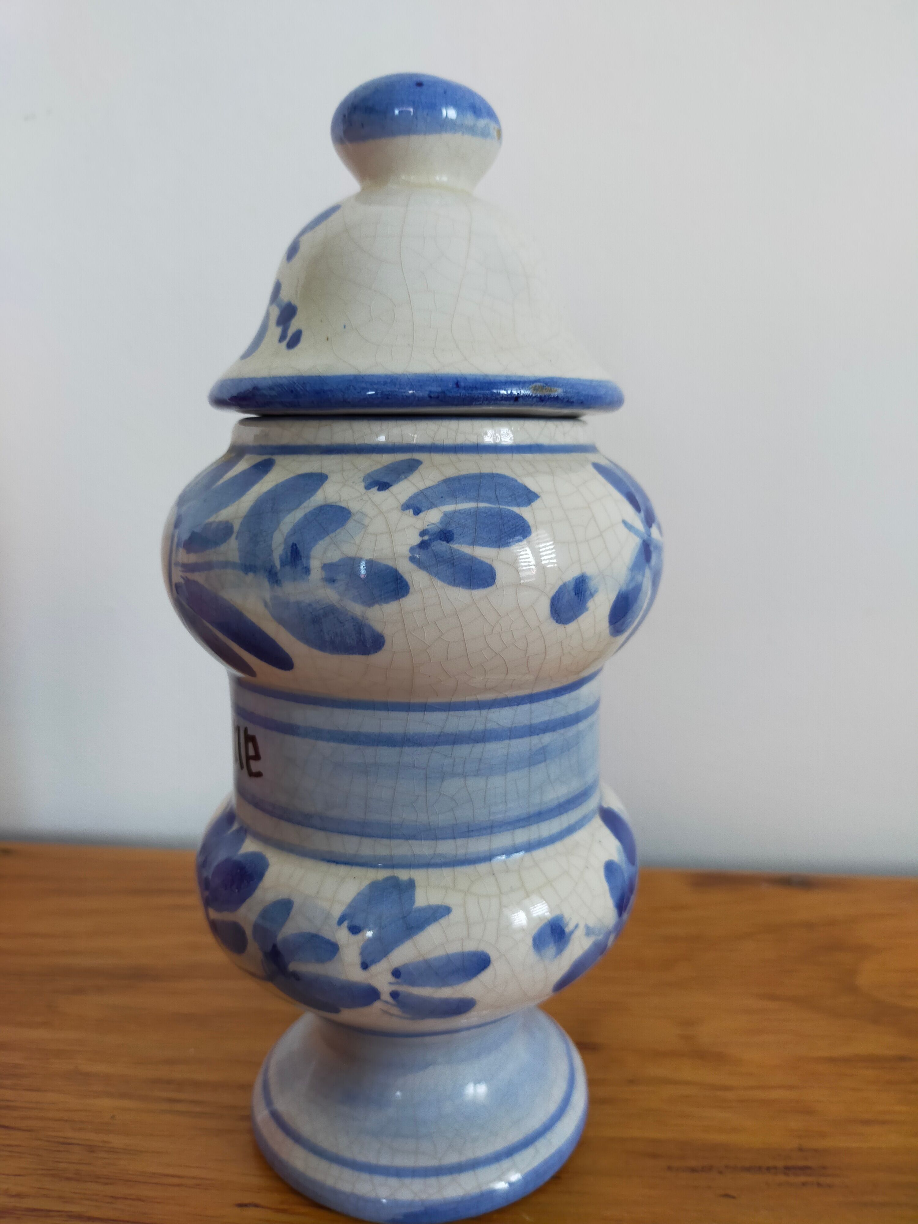 Pharmacy pot apothecary herbalist old vintage curiosity