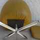 Vintage swivel armchair from the 70s in imitation leather