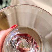 Suite de 4 verres a vin rouge en cristal daum modele orval