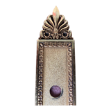 Pair of brass cleaning plates