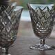 7 cut crystal wine glasses