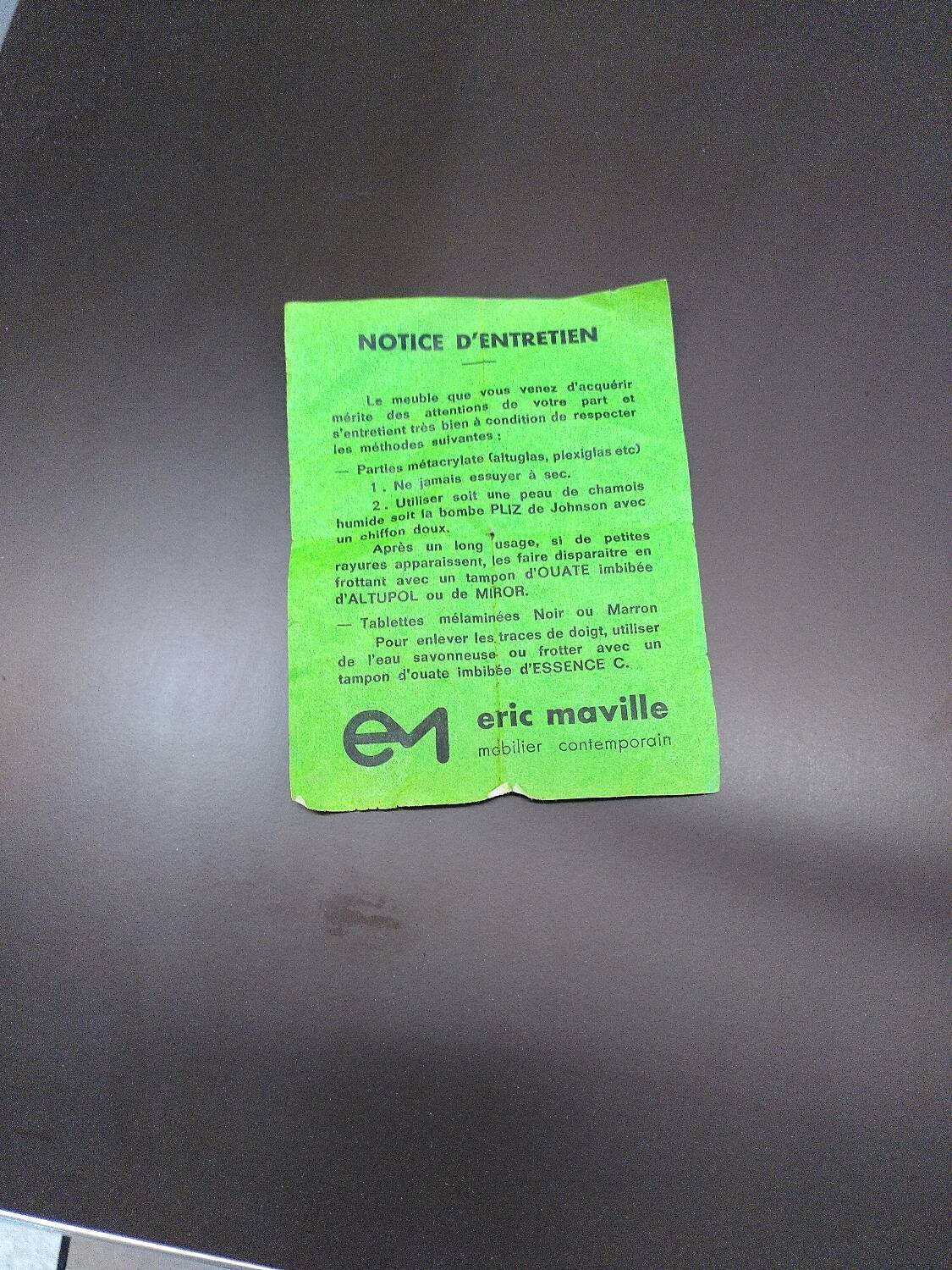 Vinyl turntable furniture, Eric Maville