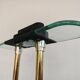 Paire de lampes de banquier style Memphis attribuées à Robert Sonneman 1980s