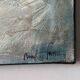 Oil on canvas abstract art Nadine Fabry
