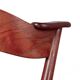 Danish armchair in teak and Skai, by Henning Kjaernulf for Korup Stolefabr.