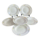Shallow porcelain plates, Gien