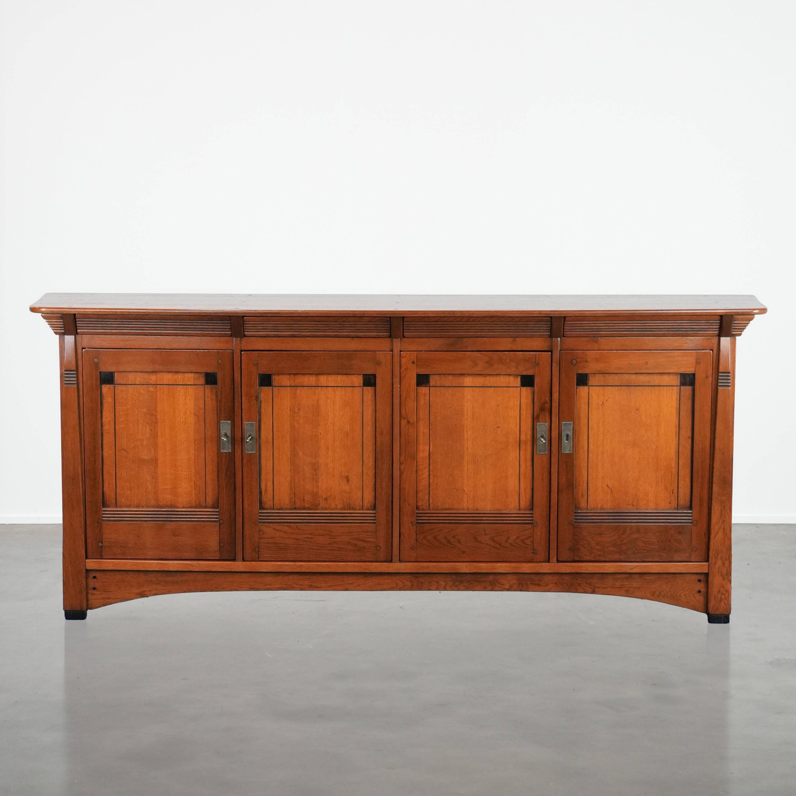 Beautiful, luxurious and large Art Nouveau design sideboard