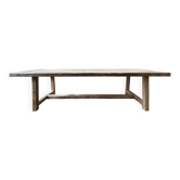 Ancienne Table de Ferme Founder en Chêne Massif 225 cm de long