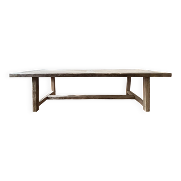 Old Farmhouse Table Founder in Solid Oak 225 cm long