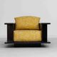 Sculptural lounge sofa by Carlo Bartoli, Italy 1970s