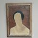 Original Swedish Oil On Canvas – “Portrait” By Fred – Dated 51