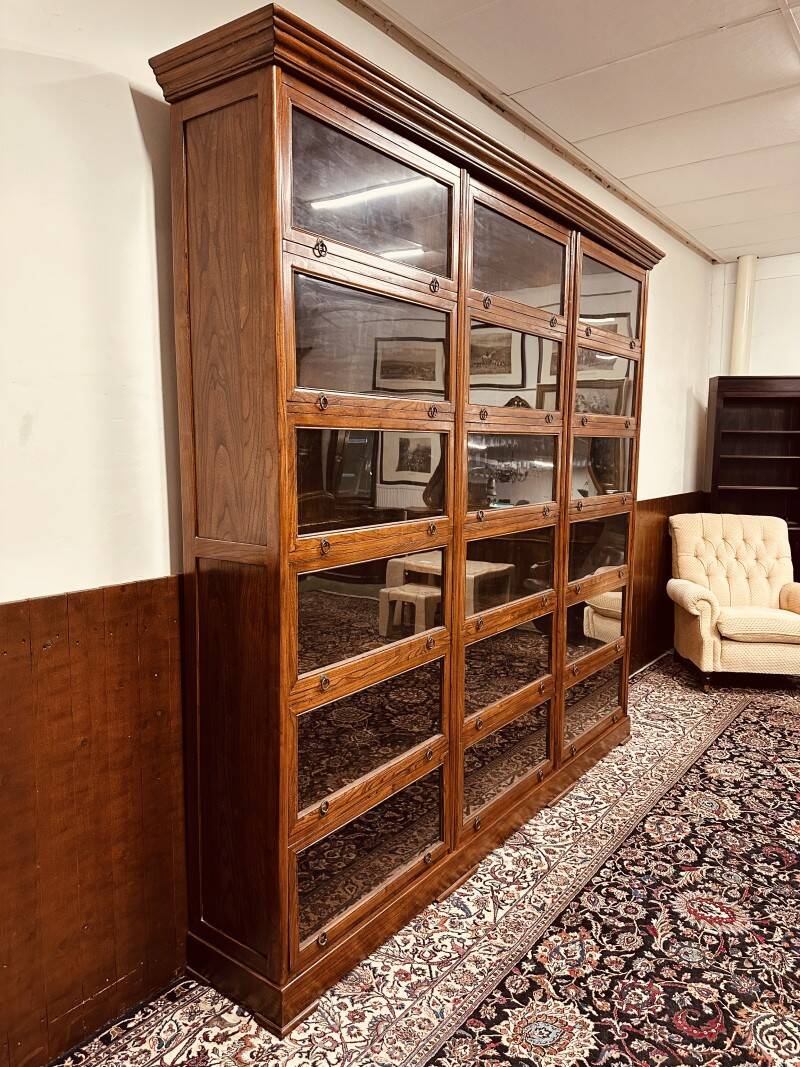 Large Classic English Globe Wernicke Bookcase