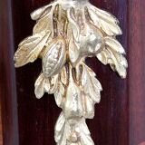 Small display cabinet in blonde mahogany veneer, Louis XVI style – 19th century.