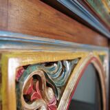 Carved wooden sideboard
