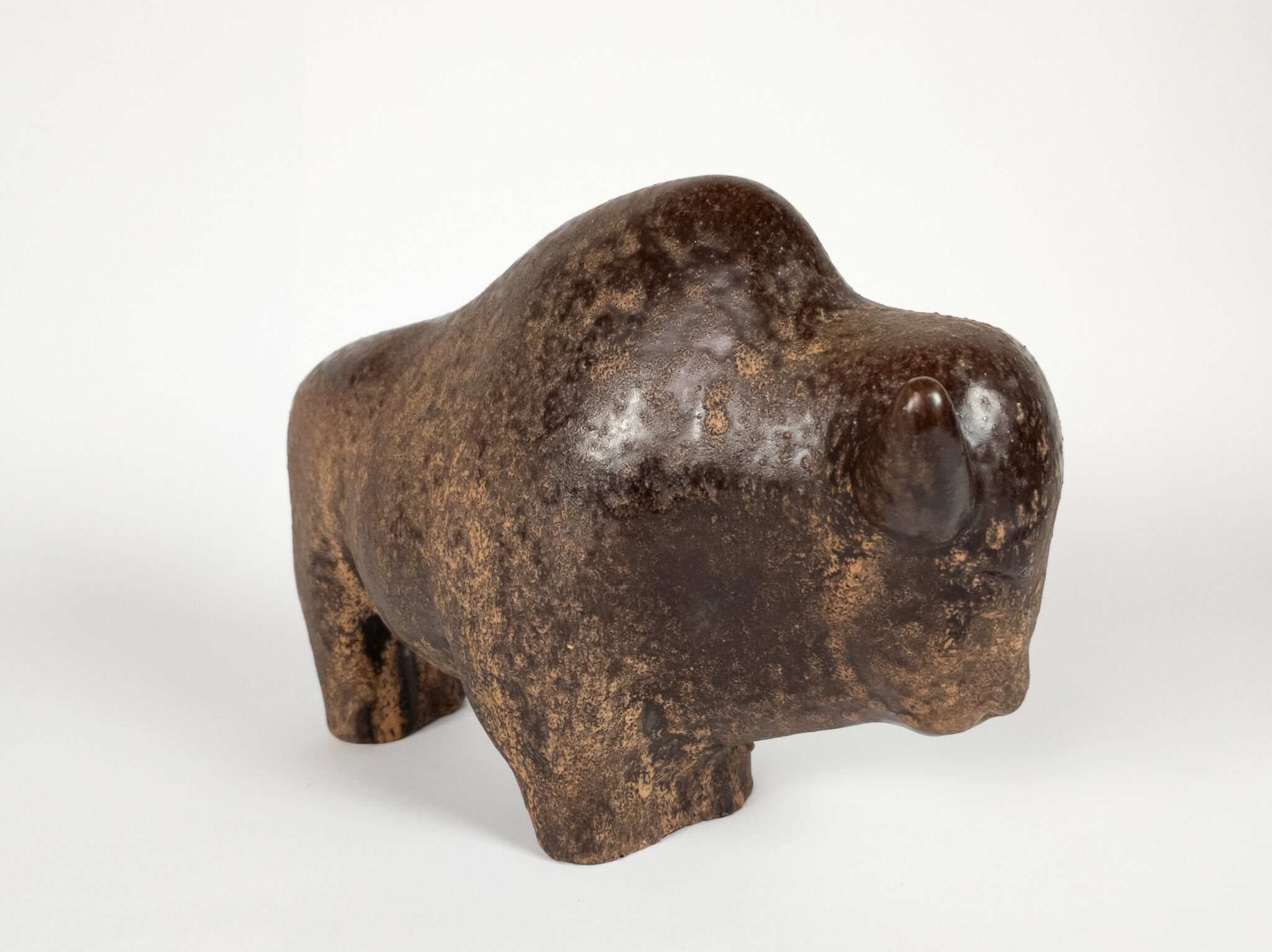 Ruscha Kurt Tschörner Vulcano ceramic bull, 1960