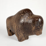 Ruscha Kurt Tschörner Vulcano ceramic bull, 1960