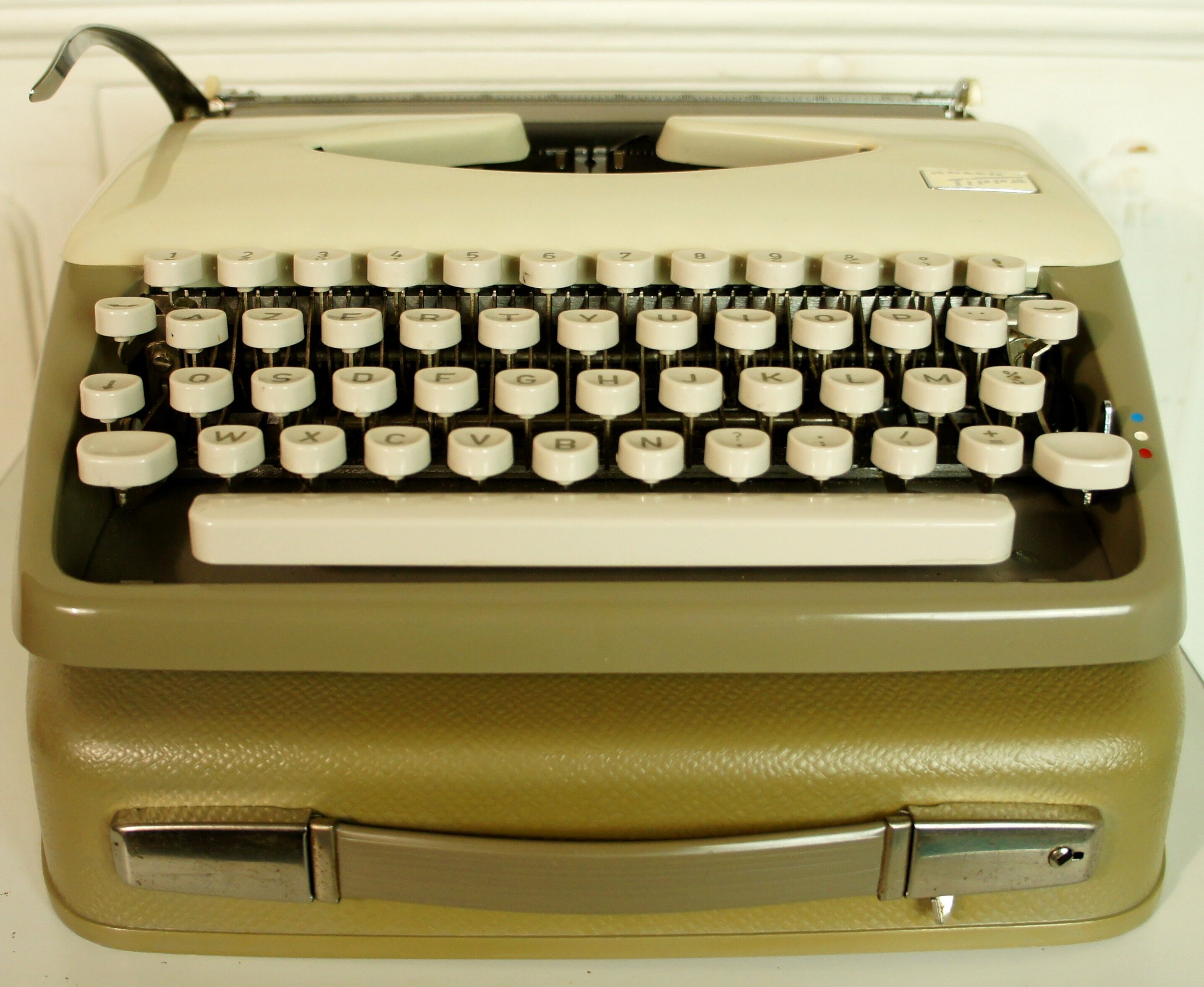 Adler Tippa typewriter, imported from Germany, circa 1960
