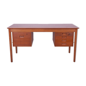 bureau en teck autoportant