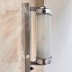 Chrome milk glass Bauhaus / Functionalist wall lamp - 1930s