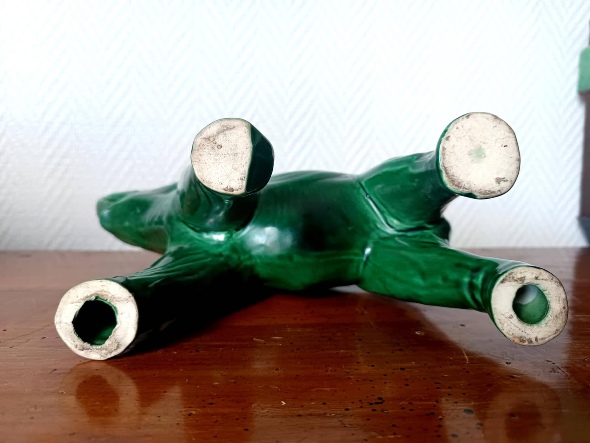 Art Deco ceramic elephant from Saint Clément