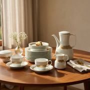 Tapio Wirkkala for Rosenthal Studio-Line “Modulation” porcelain coffee and dessert service, Germany 1970s, 39 pieces