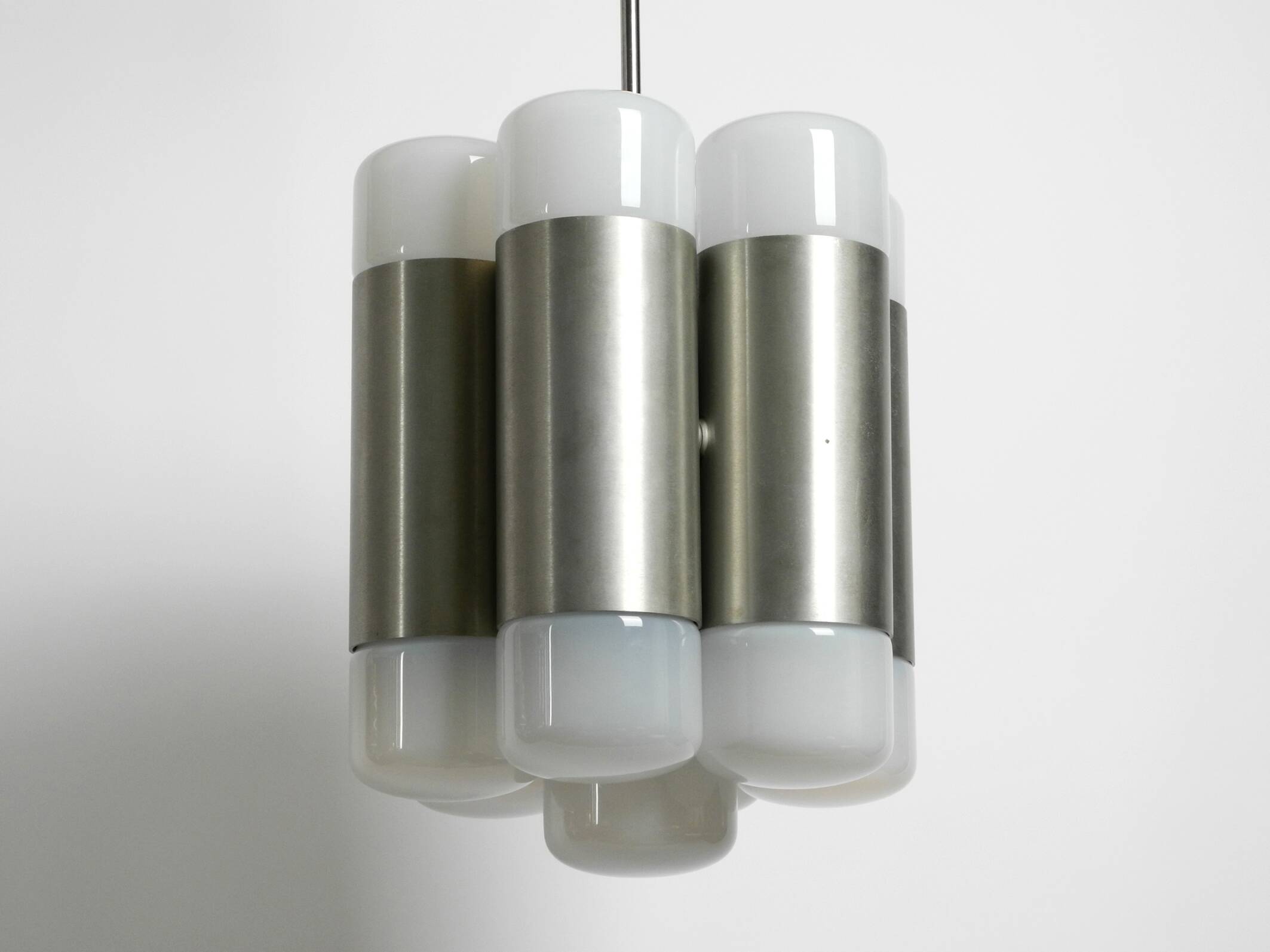 Italian 1960s Space Age ceiling lamp with 13 glasses by Goffredo Reggiani